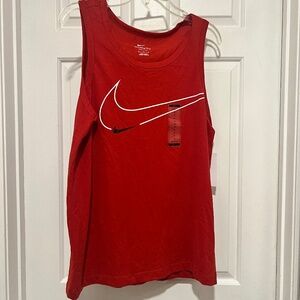 NWT Nike Men's Training Red Tank Size M